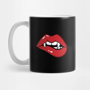 Vampire lips with Fang Mug